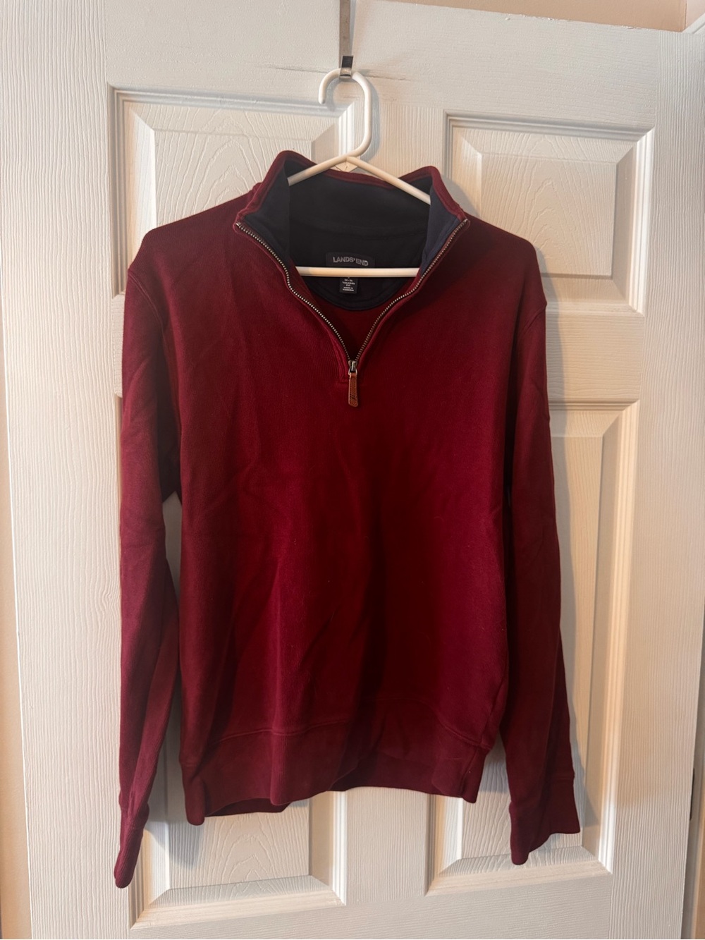 Lands' End Men's Quarter-Zip Sweater